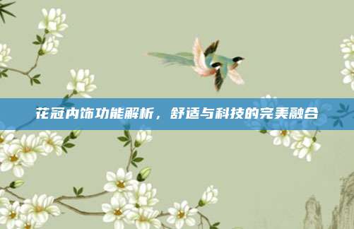 花冠内饰功能解析，舒适与科技的完美融合