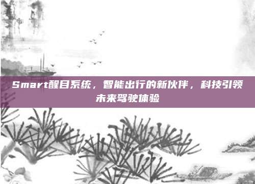 Smart醒目系统，智能出行的新伙伴，科技引领未来驾驶体验