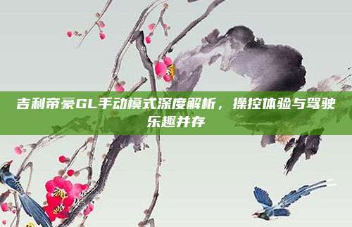 吉利帝豪GL手动模式深度解析，操控体验与驾驶乐趣并存