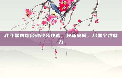 北斗星内饰经典改装攻略，焕新家轿，尽显个性魅力