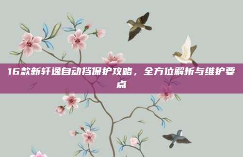 16款新轩逸自动挡保护攻略，全方位解析与维护要点