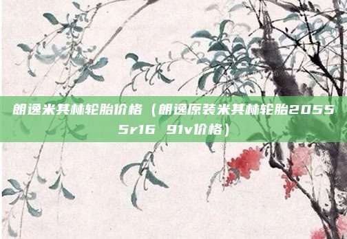 朗逸米其林轮胎价格（朗逸原装米其林轮胎20555r16 91v价格）