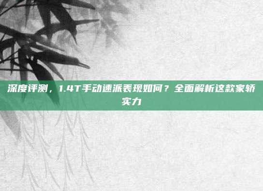 深度评测，1.4T手动速派表现如何？全面解析这款家轿实力