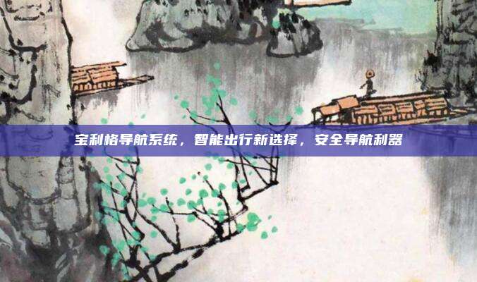 宝利格导航系统，智能出行新选择，安全导航利器