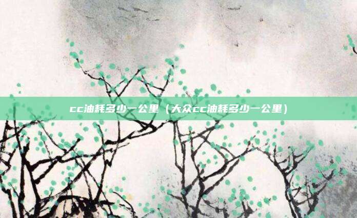 cc油耗多少一公里（大众cc油耗多少一公里）