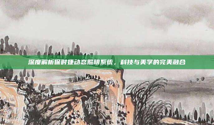深度解析保时捷动态照明系统,科技与美学的完美融合