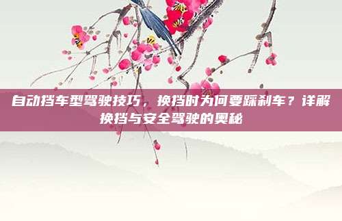 自动挡车型驾驶技巧，换挡时为何要踩刹车？详解换挡与安全驾驶的奥秘