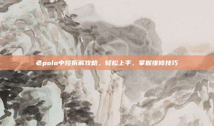 老polo中控拆解攻略,轻松上手,掌握维修技巧