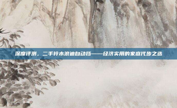 深度评测，二手铃木浪迪自动挡——经济实用的家庭代步之选