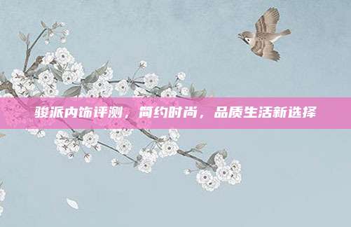 骏派内饰评测,简约时尚,品质生活新选择