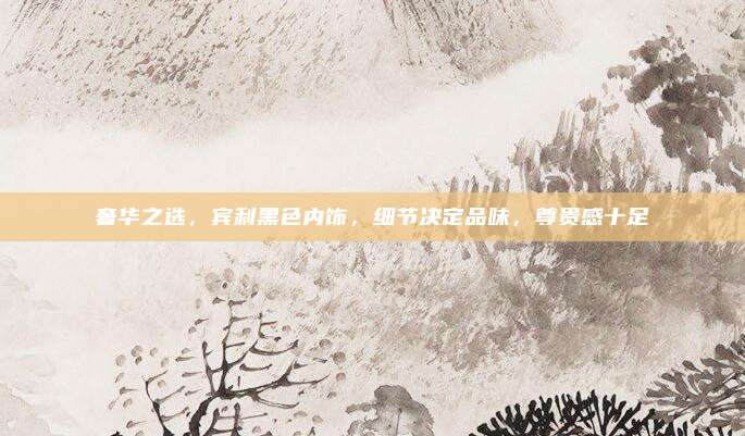 奢华之选,宾利黑色内饰,细节决定品味,尊贵感十足