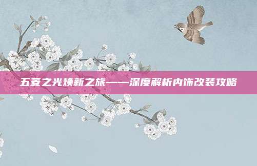 五菱之光焕新之旅——深度解析内饰改装攻略