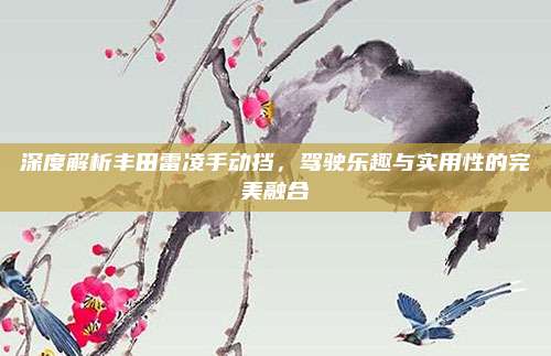 深度解析丰田雷凌手动挡,驾驶乐趣与实用性的完美融合