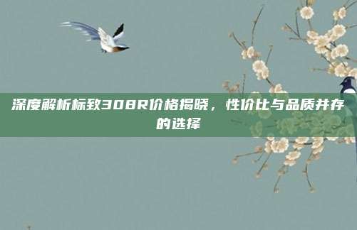 深度解析标致308R价格揭晓,性价比与品质并存的选择