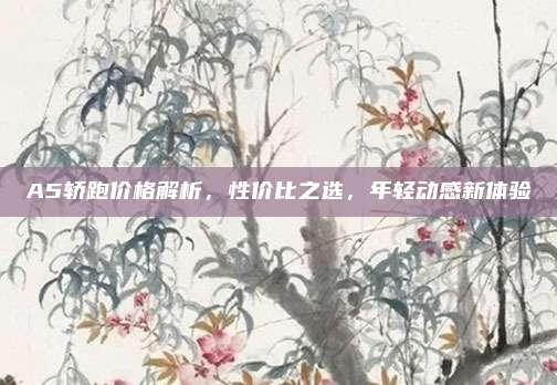 A5轿跑价格解析，性价比之选，年轻动感新体验