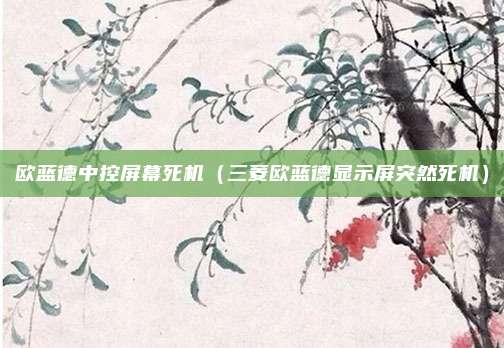 欧蓝德中控屏幕死机（三菱欧蓝德显示屏突然死机）