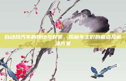 自动挡汽车的烦恼与对策，揭秘车主们的痛点及解决方案