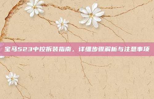 宝马523中控拆装指南,详细步骤解析与注意事项