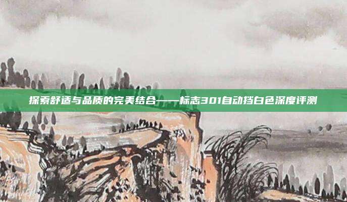 探索舒适与品质的完美结合——标志301自动挡白色深度评测