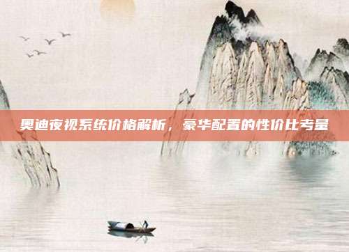 奥迪夜视系统价格解析，豪华配置的性价比考量