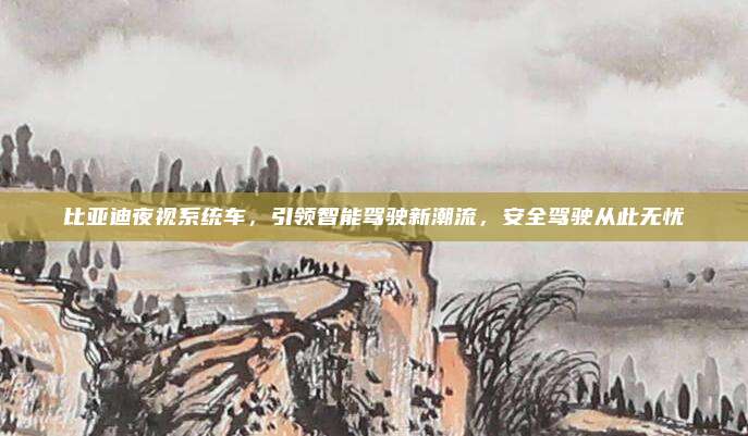比亚迪夜视系统车,引领智能驾驶新潮流,安全驾驶从此无忧