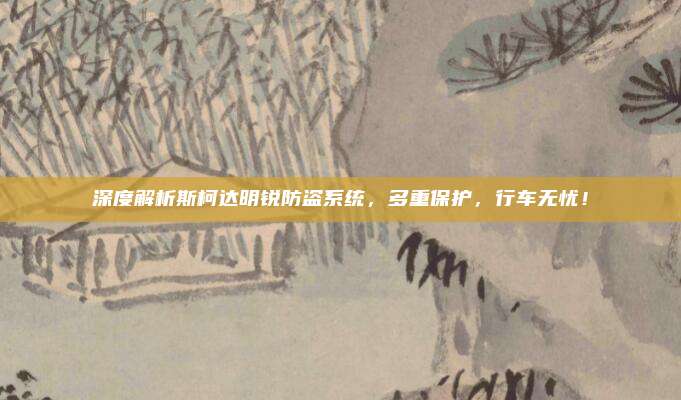 深度解析斯柯达明锐防盗系统，多重保护，行车无忧！