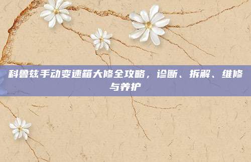 科鲁兹手动变速箱大修全攻略，诊断、拆解、维修与养护