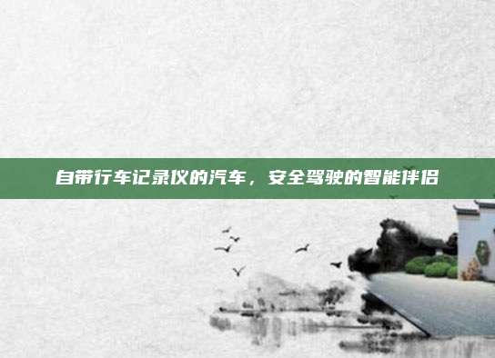 自带行车记录仪的汽车，安全驾驶的智能伴侣