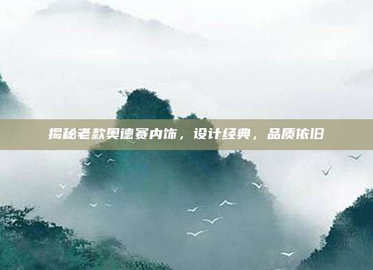 揭秘老款奥德赛内饰，设计经典，品质依旧