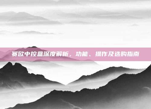 赛欧中控盒深度解析，功能、操作及选购指南
