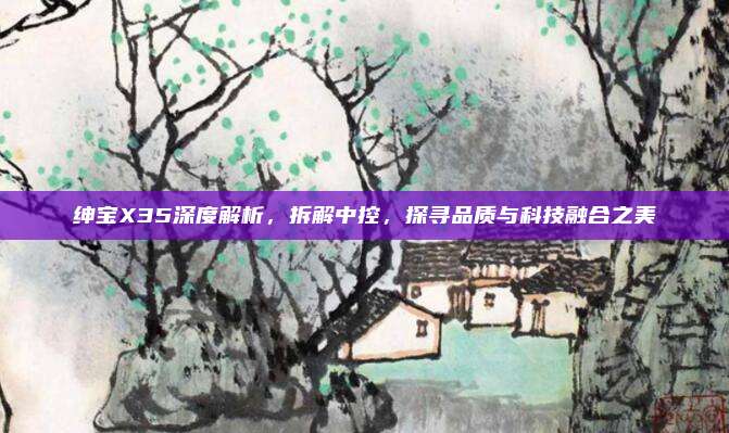 绅宝X35深度解析,拆解中控,探寻品质与科技融合之美