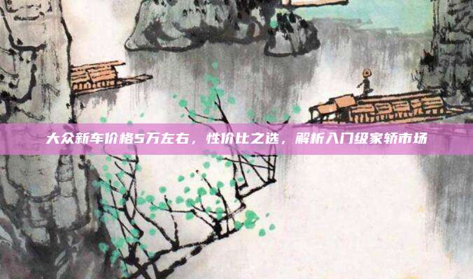 大众新车价格5万左右,性价比之选,解析入门级家轿市场