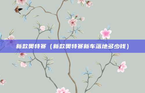 新款奥特赛(新款奥特赛新车落地多少钱)