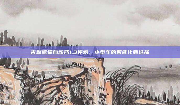 吉利熊猫自动挡1.3评测，小型车的智能化新选择