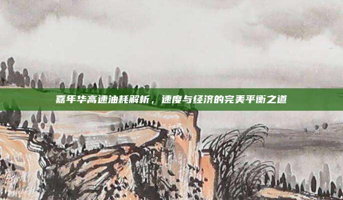 嘉年华高速油耗解析，速度与经济的完美平衡之道