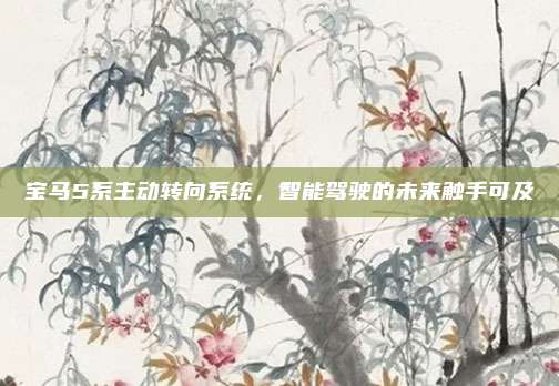 宝马5系主动转向系统,智能驾驶的未来触手可及