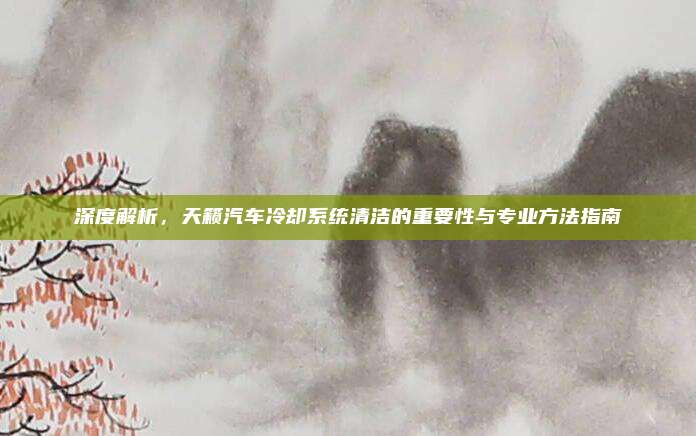 深度解析，天籁汽车冷却系统清洁的重要性与专业方法指南