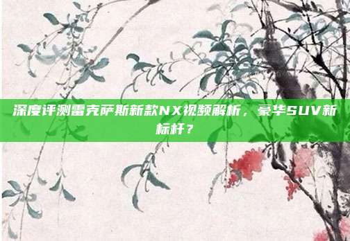 深度评测雷克萨斯新款NX视频解析,豪华SUV新标杆?
