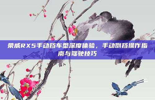 荣威RX5手动挡车型深度体验，手动倒挡操作指南与驾驶技巧