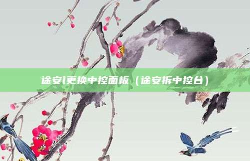 途安l更换中控面板（途安拆中控台）