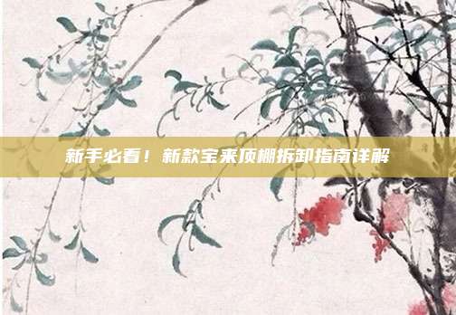 新手必看！新款宝来顶棚拆卸指南详解