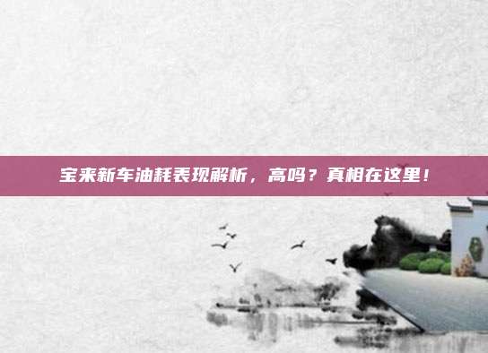 宝来新车油耗表现解析，高吗？真相在这里！