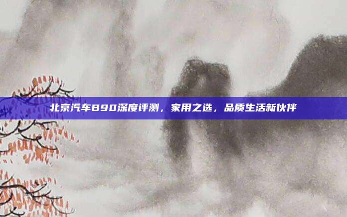 北京汽车B90深度评测，家用之选，品质生活新伙伴