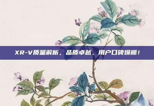 XR-V质量解析，品质卓越，用户口碑爆棚！