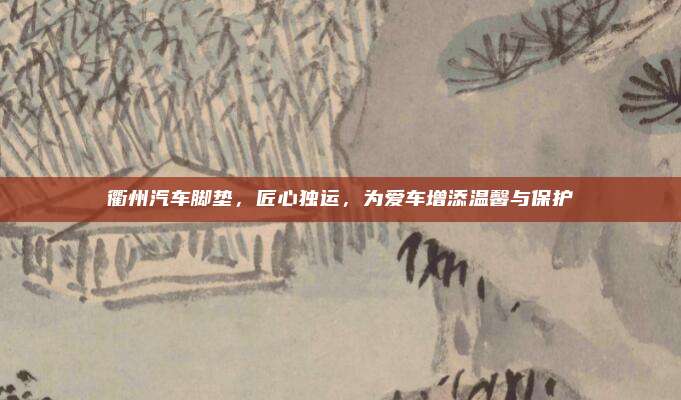 衢州汽车脚垫，匠心独运，为爱车增添温馨与保护