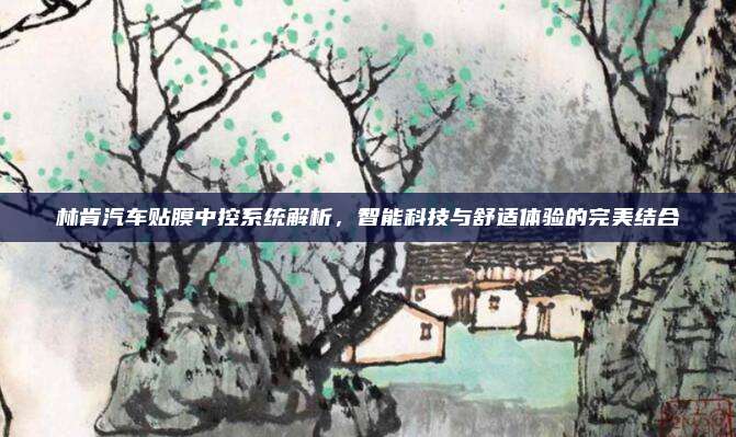林肯汽车贴膜中控系统解析，智能科技与舒适体验的完美结合