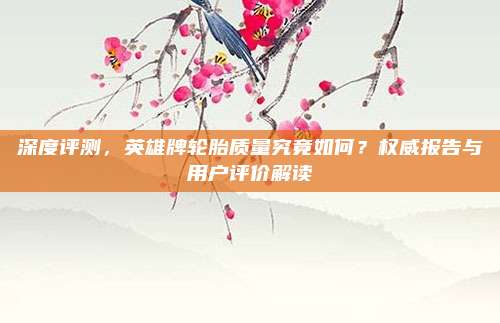 深度评测,英雄牌轮胎质量究竟如何?权威报告与用户评价解读