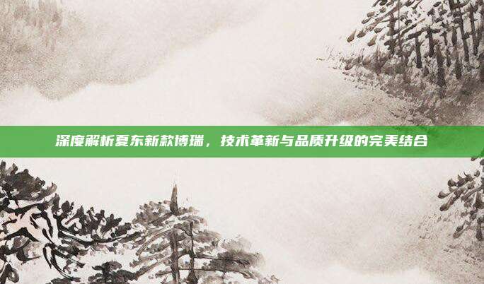 深度解析夏东新款博瑞,技术革新与品质升级的完美结合