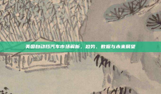 美国自动挡汽车市场解析,趋势、数据与未来展望