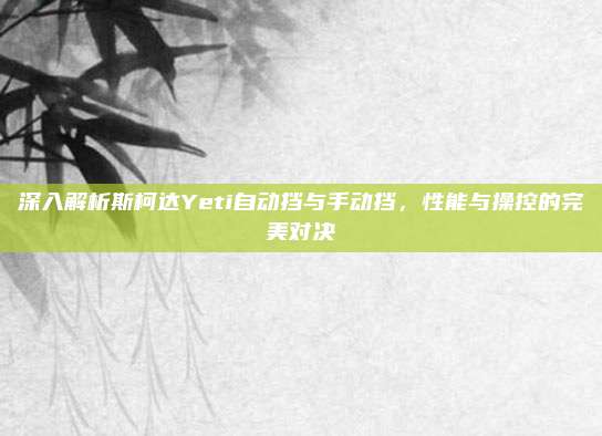 深入解析斯柯达Yeti自动挡与手动挡,性能与操控的完美对决